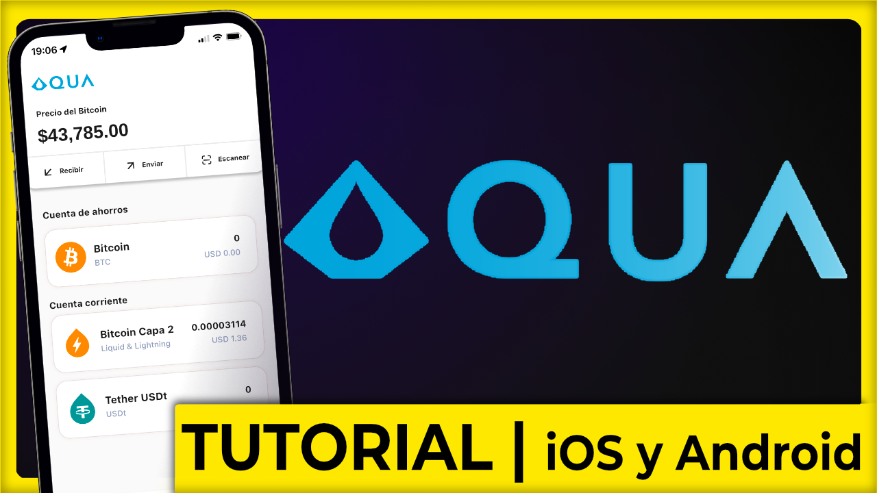 💧 AQUA WALLET Tutorial Android y iOS